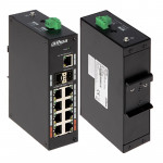 SWITCH IND DAHUA 11P GIGA 8POE AT/AF/BT 96W 1X1GB 2XSFP 