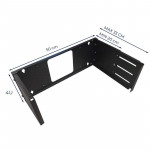 SOPORTE BRACKET MURAL 4U 19"