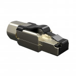 CONECTOR RJ45 MACHO CAMPO CAT.6A INDUSTRIAL BLINDADO 