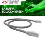 PATCH CORD U-UTP ECOLOGICO CAT.6 LSZH 2M GRIS