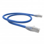 PATCH CORD U/UTP ECOLOGICO CAT.6 LSZH 0.5M  AZUL