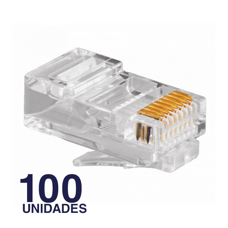 CONECTOR MACHO RJ45 CAT6 BDN (100U)